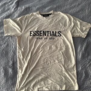 Cream T-Shirt Essentials fear of god